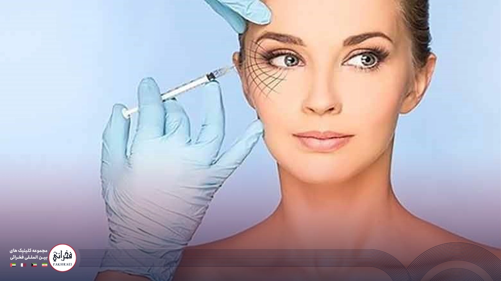 تزریق فیلر پیشانی- تزریق روی پیشانی زنی