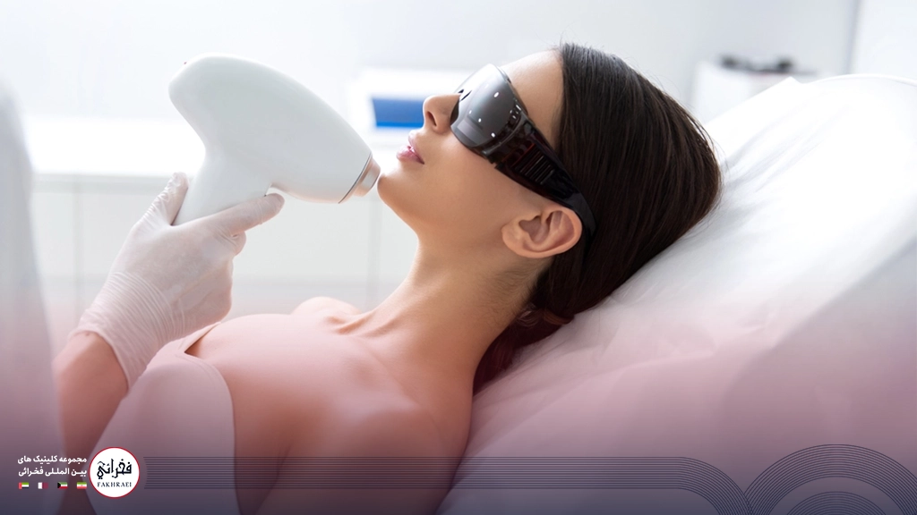 درمان موهای زائد چانه