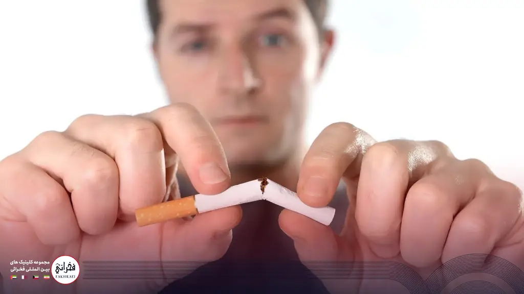 عدم استعمال دخانیات پس از کاشت مو