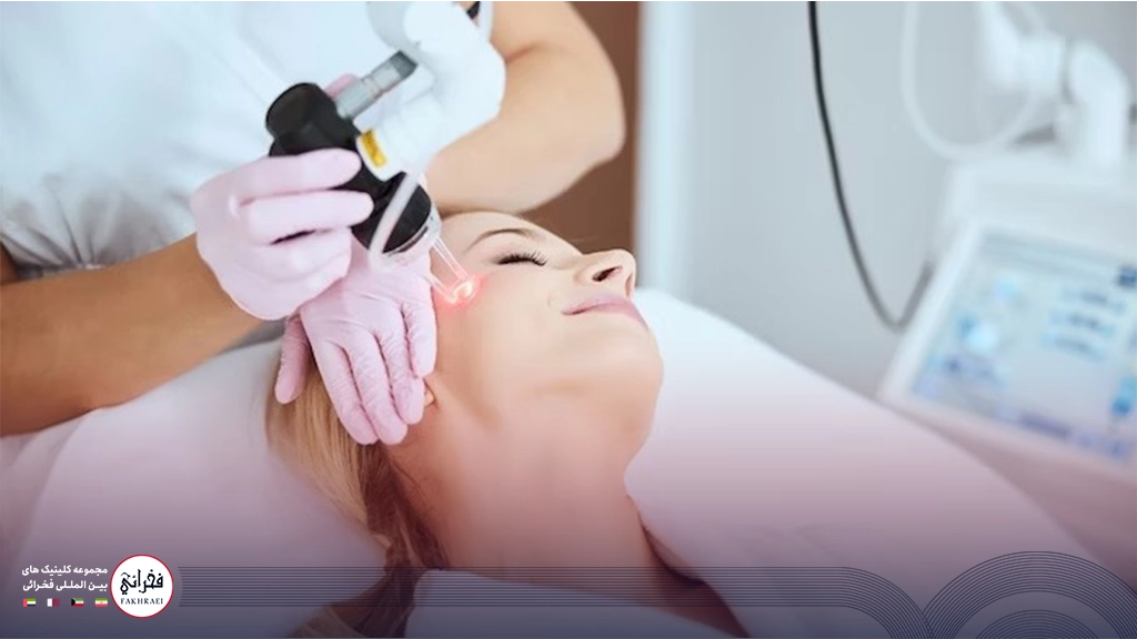 لیزر co2 برای درمان لک صورت