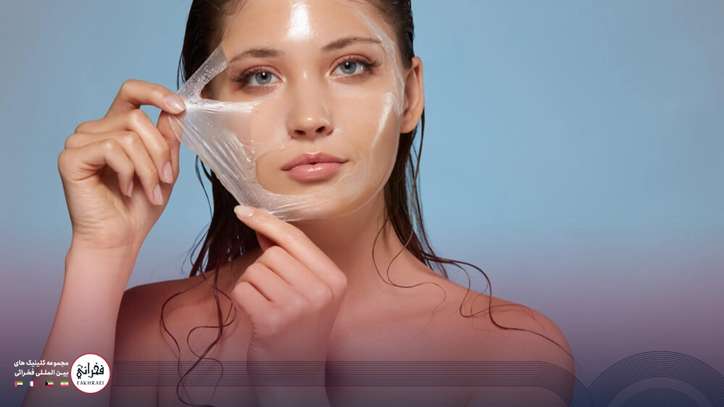 ماسک لایه بردار برای درمان لک صورت