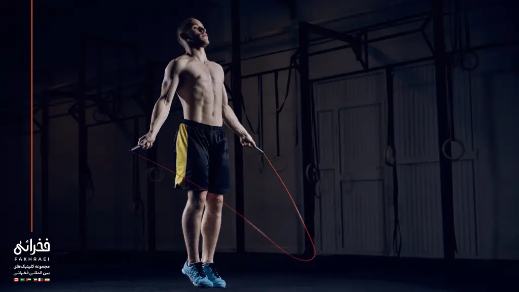 طناب زدن برای لاغری سریع