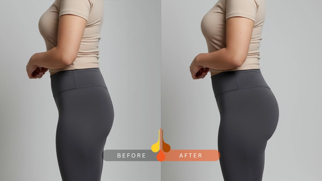 نمونه کار تزریق فیلر باسن در کیلنیک فخرائی