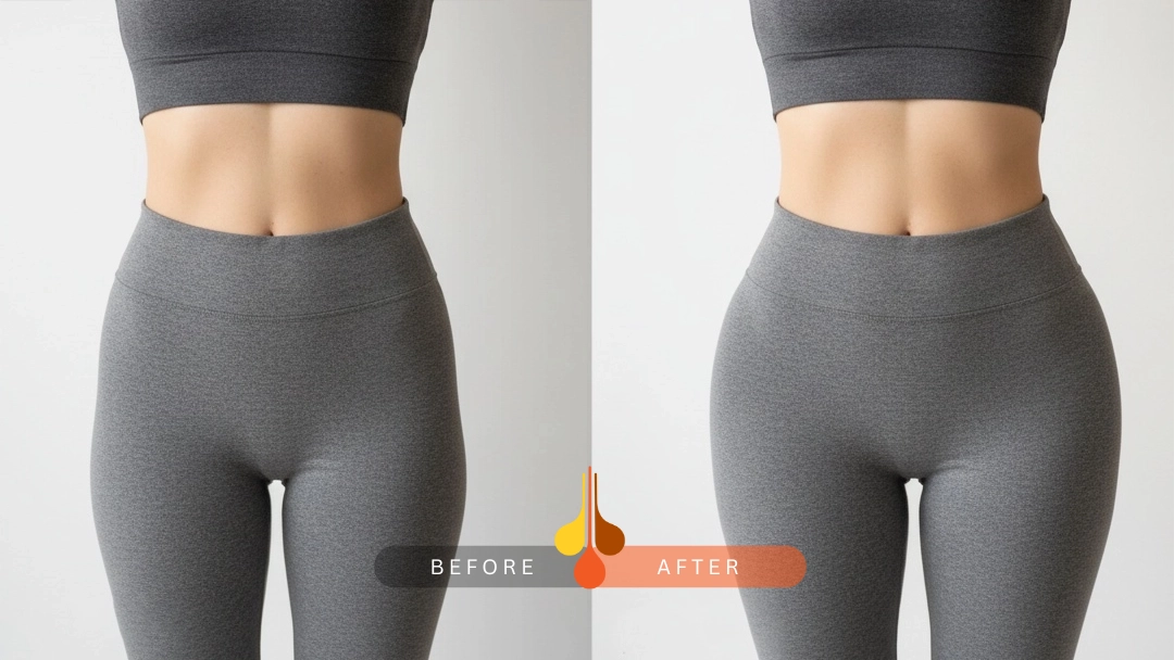 تصویر قبل و بعد تزریق فیلر هیپ دیپ