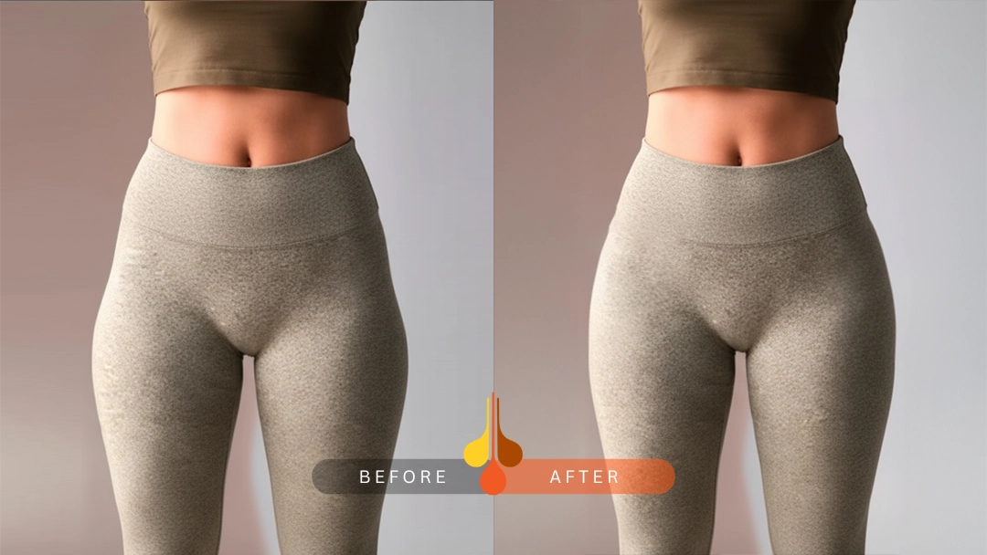 تصویر قبل و بعد تزریق فیلر هیپ دیپ